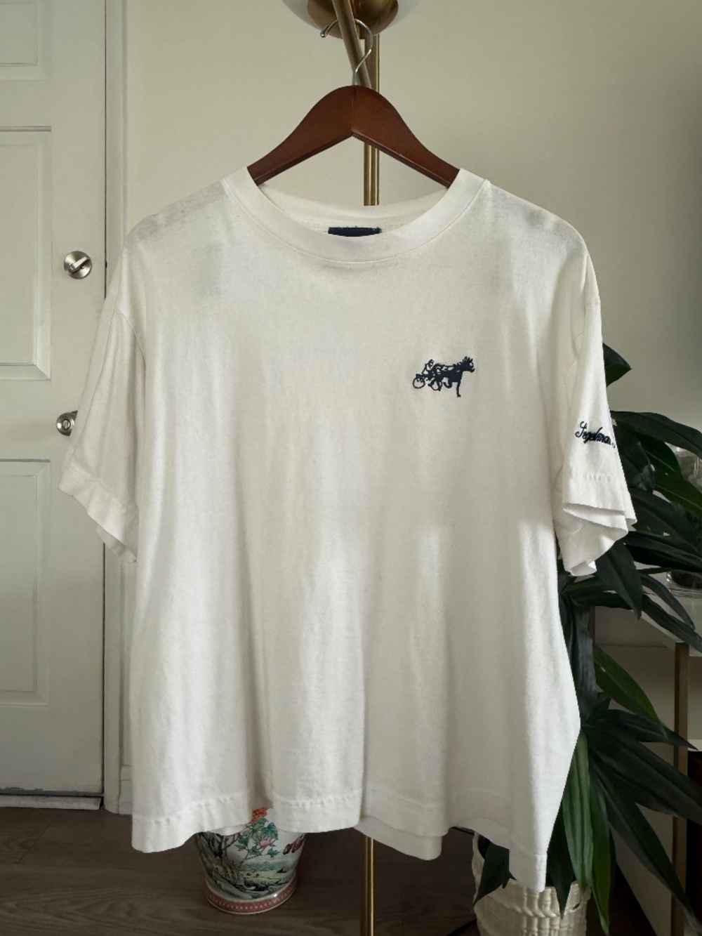 Siegelman Stable Embroidered Logo T-Shirt